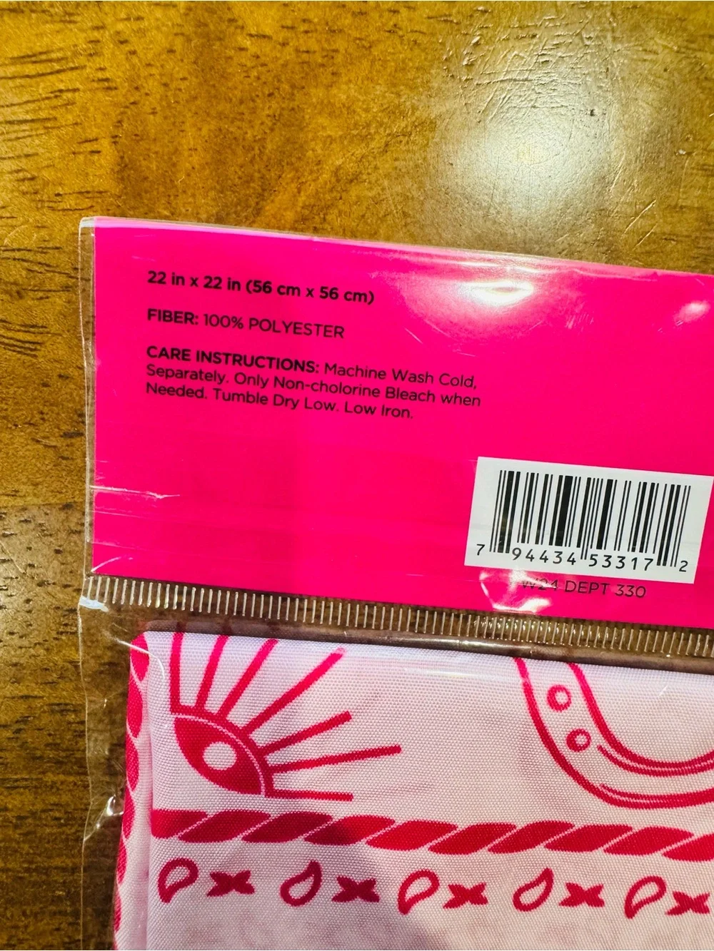 Five Pink Cowgirl Bandanas New
